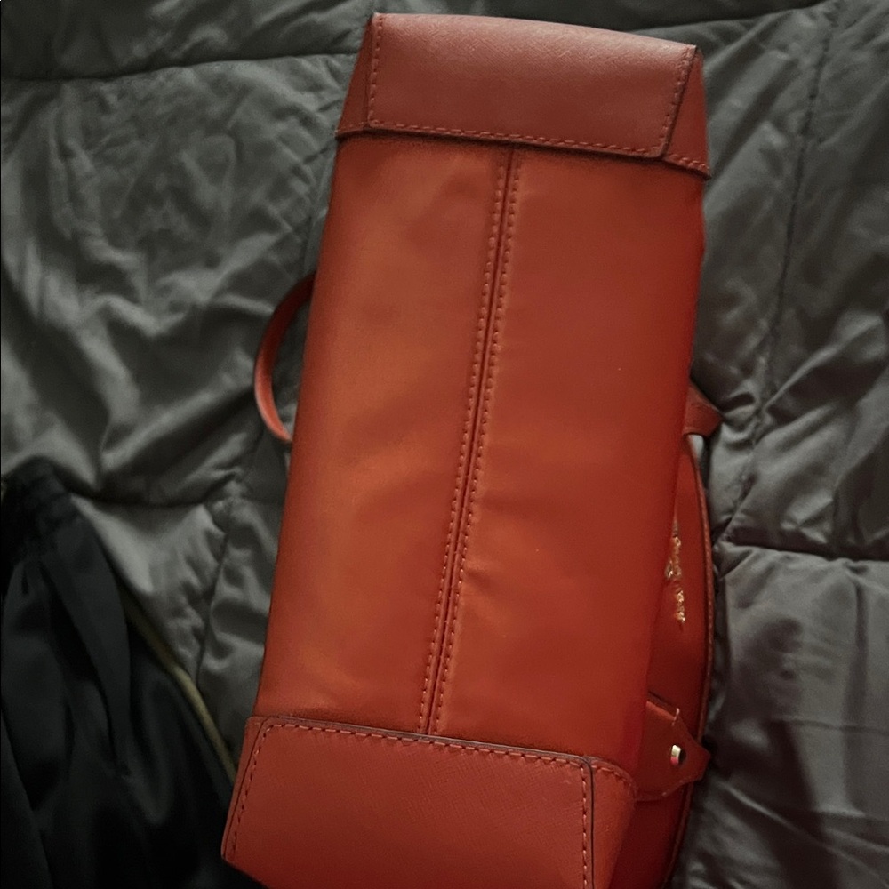 Michael Kors Burnt Orange Tote Bag - Picture 4 of 8